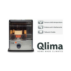 Stufa portatile a combustibile liquido zibro riscalda fino a 85 m3 qlima r417tc características