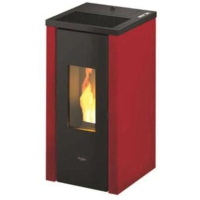 Cadel By Mcz - Stufa a Pellet ad Aria Pegaso Modello Vera Rossa 7 KW