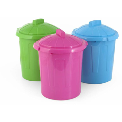 Bidone con Coperchio 8 l colori assortiti en oferta