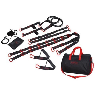 Crossfit Trainer Accessori E Cinghie Kit Attrezzatura Bodybuilding Nero