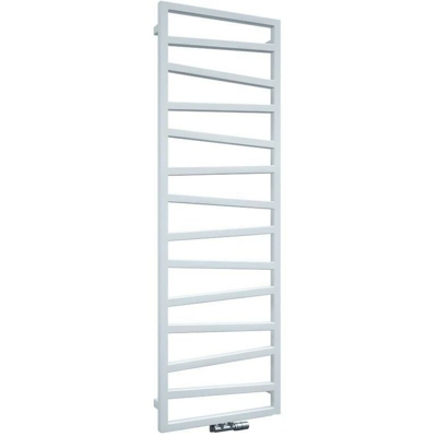 Torun Scaldasalviette Moderno di Design Verticale - Termoarredo Bagno Contemporaneo con Finitura Bianca - 736W - 1545 x 500 x 30mm - Hudson Reed