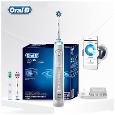 Spazzolino Elettrico Tecnologia Bluetooth Rilevamento Della Posizione 6 Modalità 12 Colori Smartring Spazzolino Da Denti Pulito Superiore | spazzolini Elettrici