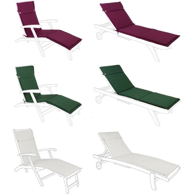 Bizzotto - Cuscino Colore Verde Scuro per Lettino Dimensione cm 63X190 CUSCINO VERDE SCURO PER LETTINO CM.63X190 | PZ