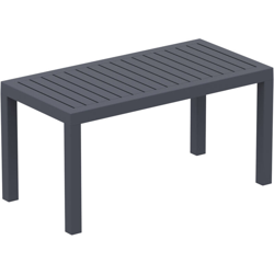 Tavolino lounge OCEAN in polipropilene Grigio scuro características