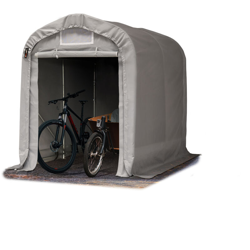 Tenda Garage 1,6 x 2,4 m Tenda per il bestiame Tenda Capannone in PVC ca. 550 g/m² e stabile costruzione in acciaio grigio en oferta