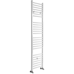 Hudson Reed Ive Scaldasalviette Piatto di Design Verticale - Termoarredo Bagno ad Acqua Calda - Acciaio Bianco - 763W - 1800 x 400mm en oferta