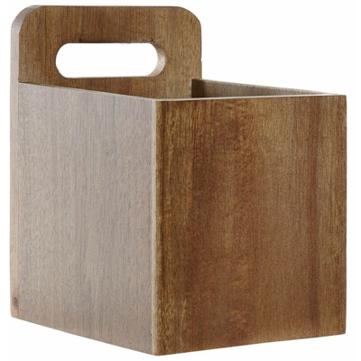 Scatola portaoggetti Acacia (13 x 13 x 17 cm) - Dkd Home Decor