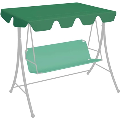 Baldacchino per Dondolo da Giardino Verde 150/130x70/105 cm - Verde - Vidaxl