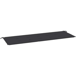 Cuscino per Panca da Giardino Nero 150x50x4 cm - Nero - Vidaxl precio