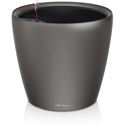 Vaso Classico Premium LS 21 Antracite metallizzato Ø21xh20 cm - Lechuza