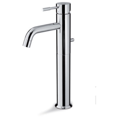 VEMA NARENTA Miscelatore monocomando versione alta per lavabo da appoggio, con scarico V03020