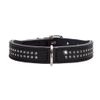 Collare per cani Hunter Diamond Petit nero - Tg. 27: circonferenza 20-24 cm x H 16 mm