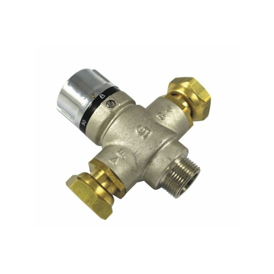 Valvola di miscelazione termostatica 3/4 MF dadi girevoli - Diff
