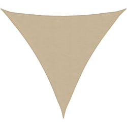vidaXL Parasole a Vela Oxford Triangolare 3,6x3,6x3,6 m Beige - Beige características