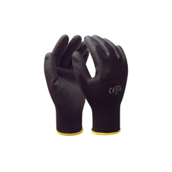 GUANTI IN POLIESTERE SPALMATI IN POLIURETANO NERO Taglia 10 - Protexio precio