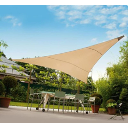 Tenda a vela ombreggiante triangolare 3 x 3 x 3 resistente ai raggi uv características