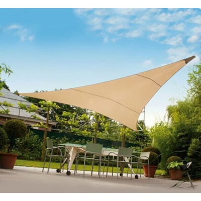 Tenda a vela ombreggiante triangolare 3 x 3 x 3 resistente ai raggi uv