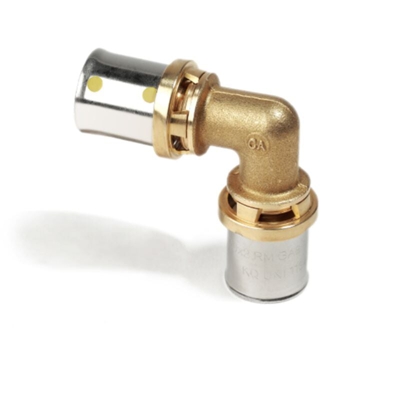 Raccordo curvo 90 Multigas 26 x 3 RM122Y209 - Giacomini