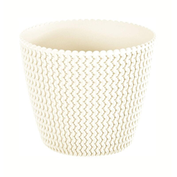Vaso di fiori rotondo 11,5L Splofy in plastica in colore crema, Ø29,5 x 24,9 cm - Prosperplast características