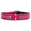 Collare per cani Hunter Diamond Petit rosa scuro/nero - Tg. 24: circonferenza 17-21 cm x H 16 mm precio