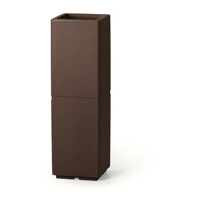 Colonna in resina "Patio" h. 80 cm. Bronzo