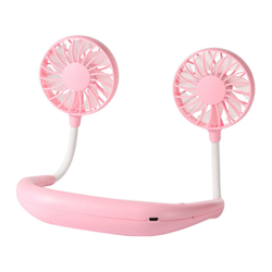 ZY-A1 Ventilatore a collo sospeso pigro senza luce 3 energia eolica (rosa) características