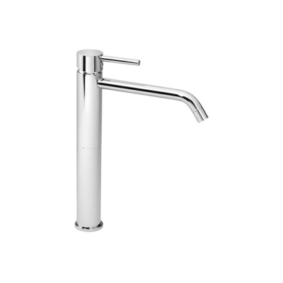 Miscelatore monocomando per lavabo alto con scarico click clack serie monocilindradue gs