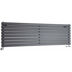 Hudson Reed Revive Radiatore Termoarredo di Design Orizzontale Moderno - Termosifone Con Finitura In Antracite - Design a Colonna Ovale - 472 x 1600 características
