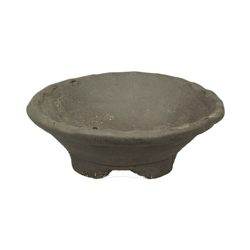 Vaso per bonsai Giapponese Morrisan rotondo in gres 11x11x3 cm - B01-20 en oferta