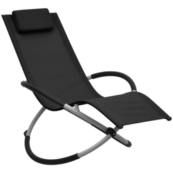Ver Lettino Prendisole per Bambini in Acciaio Nero - Nero - Vidaxl y sus características Lettino Prendisole per Bambini in Acciaio Nero - Nero - Vidaxl en oferta
