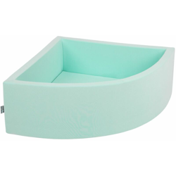 90X30cm/SENZA Palline Piscina Di Palline Colorate ?7Cm Per Bambini Quarto Angolare In EU, Menta:Turchese Ch/Bianco/Trasparente - menta:turchese características