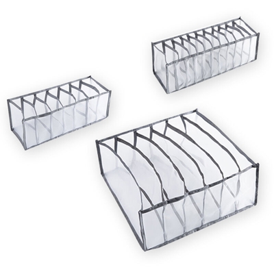 Intimo Organizer Calzino Organizer Cassetto pieghevole Organizer Reggiseno Organizer Scatole portaoggetti per biancheria intima Calze Calze Sciarpe