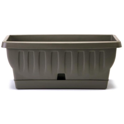 Fioriera natura cm30 con sottovaso cappuccino en oferta