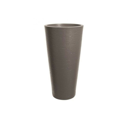 Vaso tirso plus dove grey 40x78cm con vaschetta