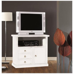 Porta Tv Legno Bianco Opaco - Codluis 308 en oferta