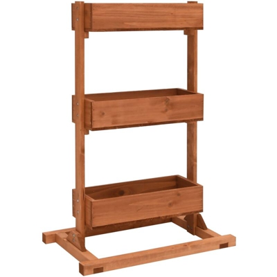 Fioriera 52x30x78 cm in Legno di Abete - Marrone - Youthup