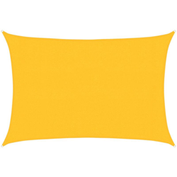 vidaXL Vela Parasole 160 g/m² Gialla 3x4,5 m in HDPE - Giallo en oferta
