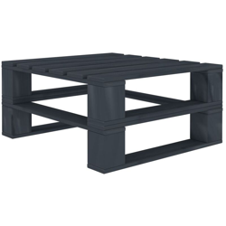 Tavolo da Giardino in Pallet Grigio in Legno - Grigio - Vidaxl en oferta