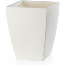 Vaso Quadro Veneto Essential in resina per fiori e piante da esterno e giardino. -65 cm / Bianco en oferta