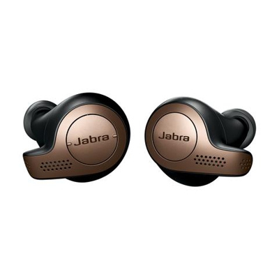 Elite 65t Auricolari Wireless, Cuffie Bluetooth con Funzione Passive Noise Cancelling e Tecnologia a 4 Microfoni, Chiamate e Musica Wireless, Nero Ramato