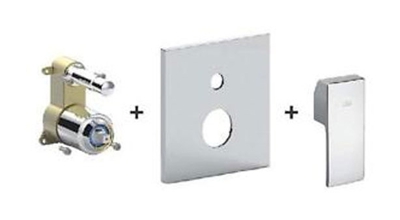 Miscelatore incasso doccia con deviatore mod. ELLE per P-BOX - Paffoni