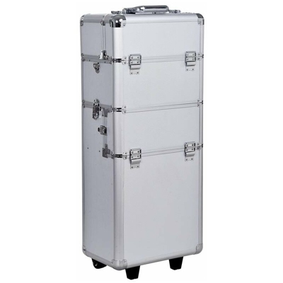 Trolley Make Up Artist Professionale Beauty Case Trucco In Alluminio