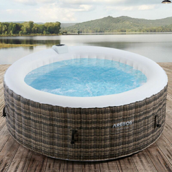 AREBOS In-Outdoor Whirlpool Spa Piscina Benessere Massaggio Gonfiaggio automatic precio