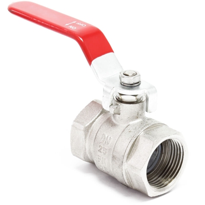 Valvola a sfera con leva ottone PN25 (25bar) 2x 30.93mm (1') filettatura interna