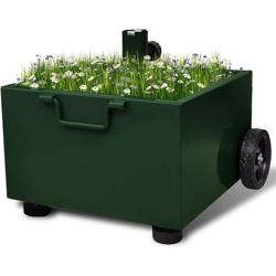 Fioriera da Esterno con Supporto Ombrellone Verde - Verde - Youthup en oferta