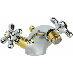 Rubinetto bidet a due maniglie Iris - Viola IRV131 IRV135 | Cromo/Oro - Iris - Piletta con salterello 1'1/4 - Paffoni en oferta