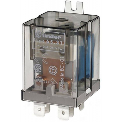Finder 65.31.8.230.0000 Relè ad innesto 230 V/AC 20 A 1 NC, 1 NA 1 pz.