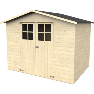 Décor Et Jardin - Casetta in legno Lodum 12mm, 240 x 180 cm, 4.42m²