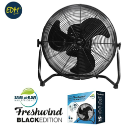 Edm Grupo - Ventilatore industriale oscillante ø35cm 45w serie nera EDM 33946 precio