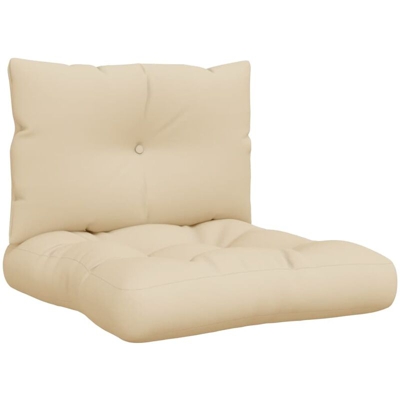 YOUTHUP Cuscini per Divani su Pallet 2 pz Beige in Tessuto - Beige